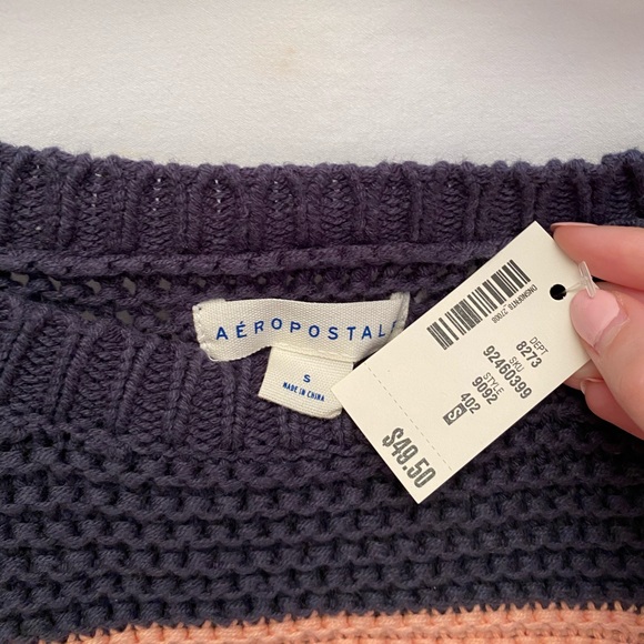 Aeropostle knit striped sweater size small - Picture 3 of 3